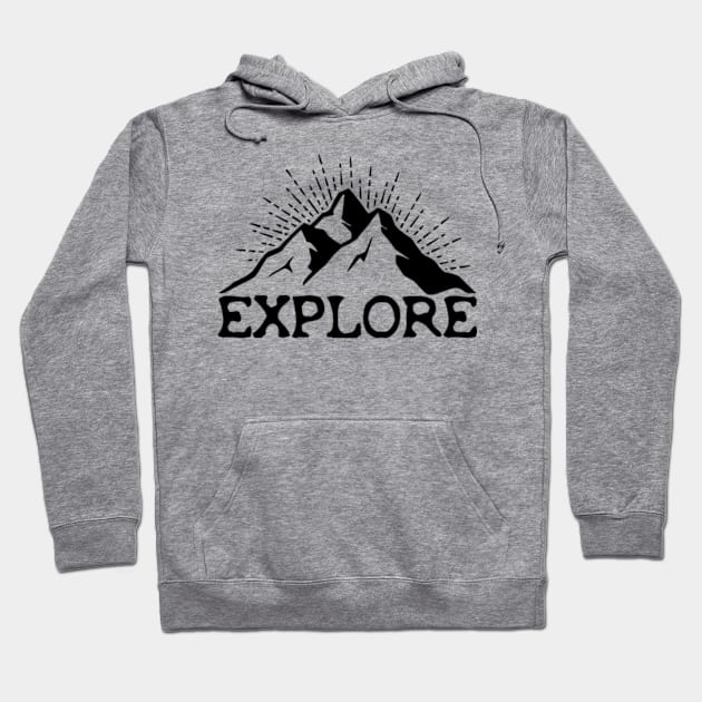 Explore Hoodie by Polahcrea